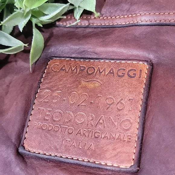 Campomaggi Italy Leather Crossbody Satchel - Picture 2 of 16